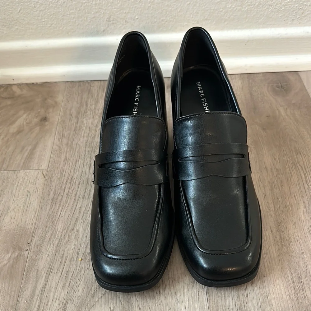 Marc Fisher Kchris Black Womens Loafers - Picture 3 of 10